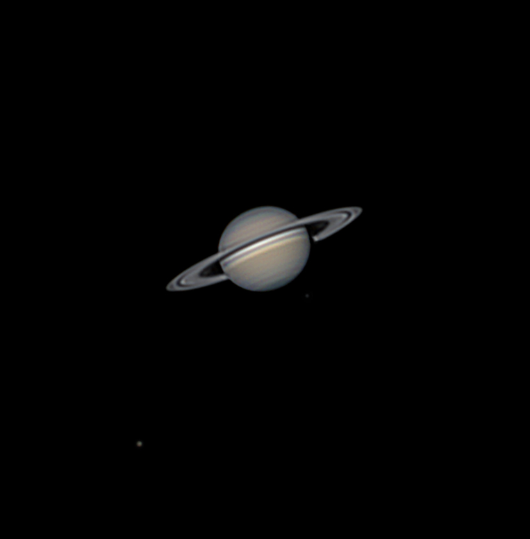 Saturno fotografiado con el SVBONY MK127